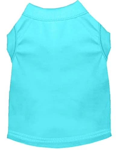 Mirage Pet Products 20-Inch Round Neck Pet Shirt, 51cm (20 Inch) | Aqua Solid Polycotton thumbnail 1