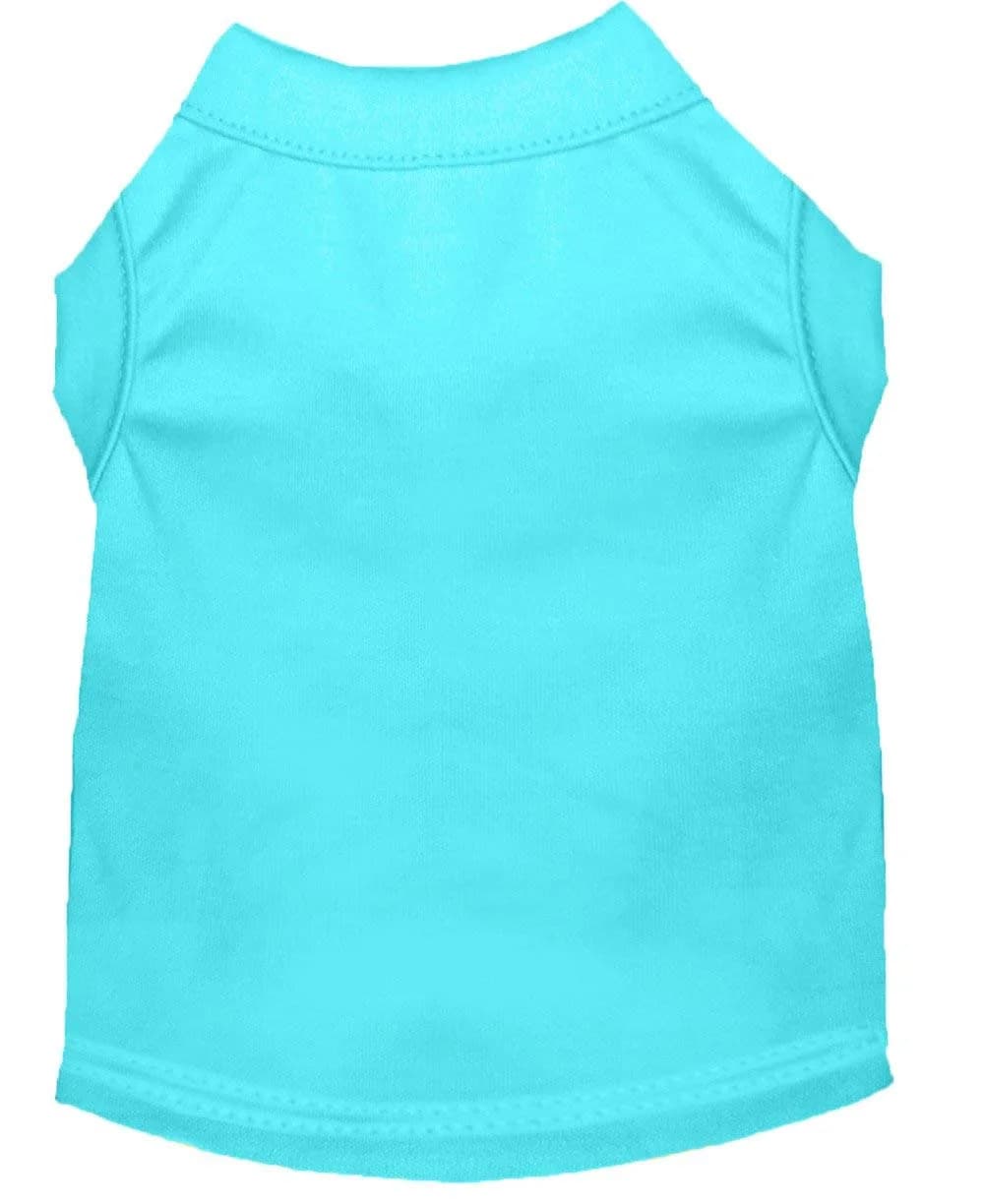 Mirage Pet Products 20-Inch Round Neck Pet Shirt, 51cm (20 Inch) | Aqua Solid Polycotton - main product image