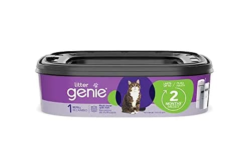 Litter Genie Standard Square Refill Bags, 14 ft Continuous Film | Odor-Locking Multi-Layer Film for Cat Litter Waste thumbnail 1