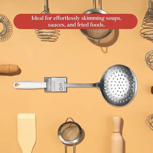 Farberware Stainless Steel Skimmer 14" | Rust-Resistant, Dishwasher Safe, Lifetime Warranty thumbnail 7