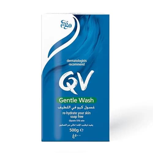 QV Gentle Wash 500ml (17 Fl Oz) | Soap-Free, pH-Balanced Cleanser for Sensitive Skin thumbnail 1