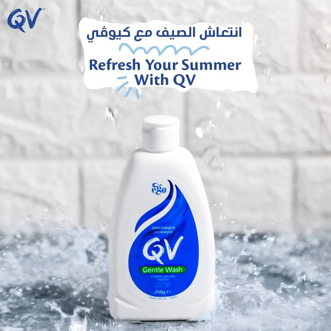 QV Gentle Wash 250ml (8.45 Fl Oz) | Hydrating Soap-Free Cleanser for Sensitive Skin - view 3