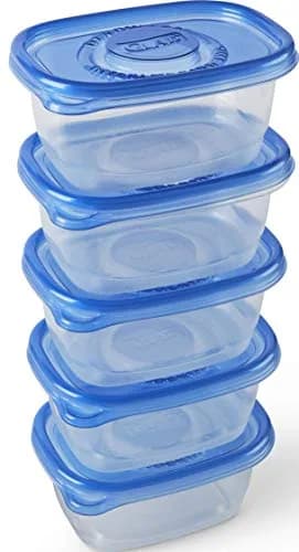 GladWare Medium Rectangle Snack Containers, 24 Oz (710 ml), 5-Count - Airtight & Leak-Resistant Food Storage thumbnail 3