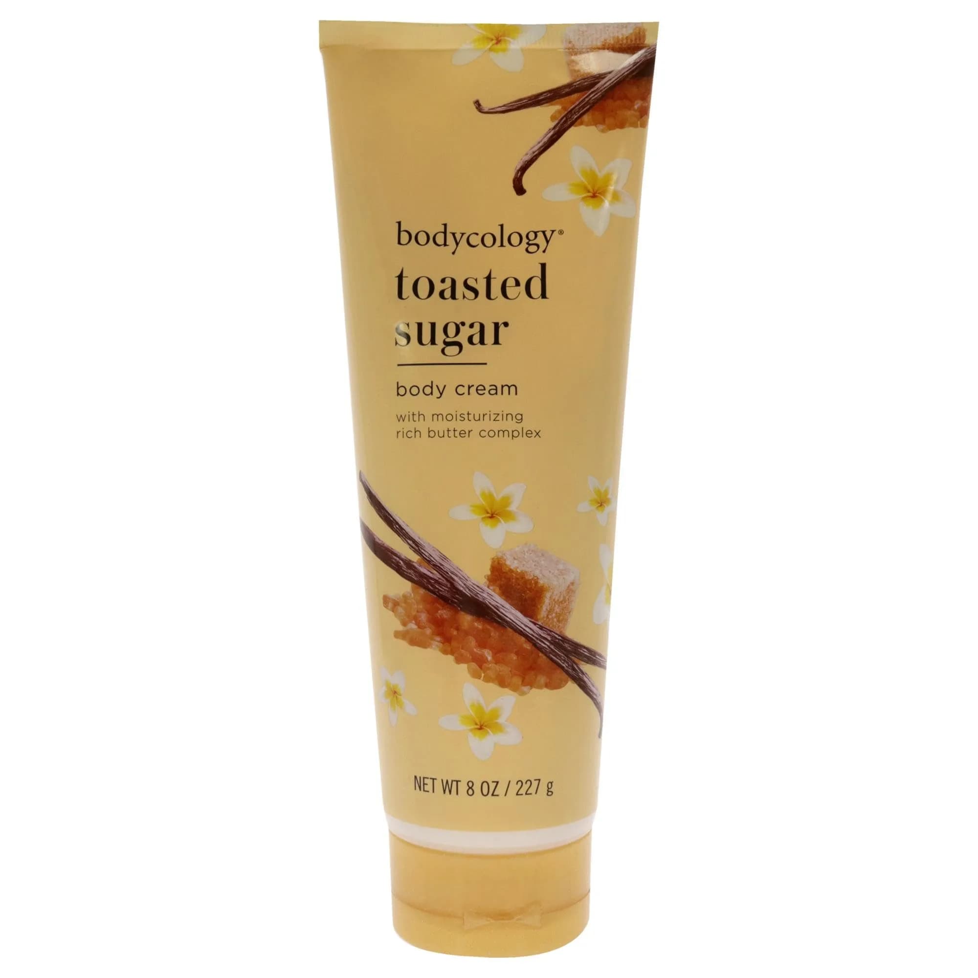 Bodycology Moisturizing Body Cream for Women, Toasted Sugar, 8 Oz | Deep Hydration for Dry Skin — 8 Ounce