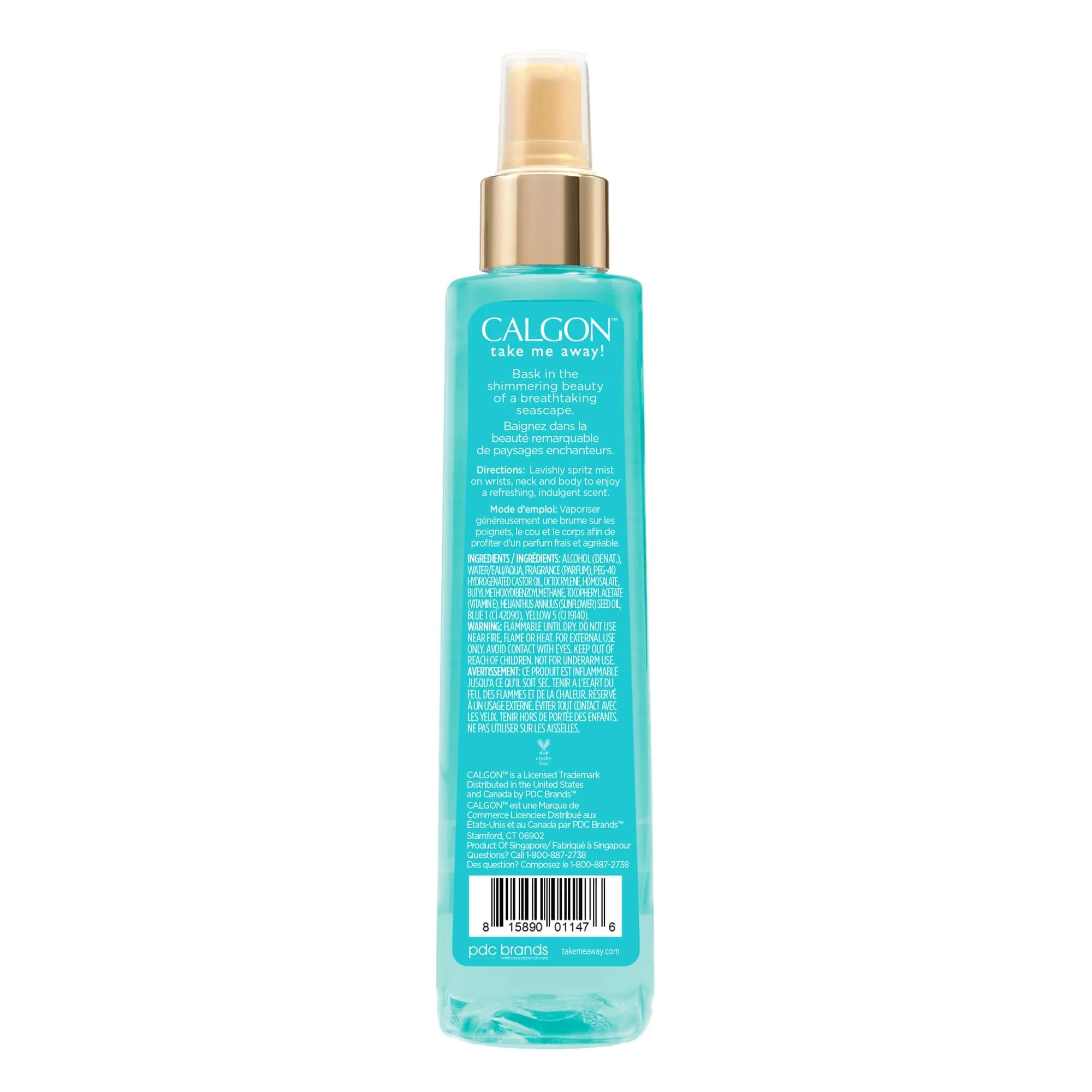 Calgon Morning Glory Turquoise Seas Body Mist 8 Fl Oz (Pack of 1) | Floral Fruity Fragrance - view 2