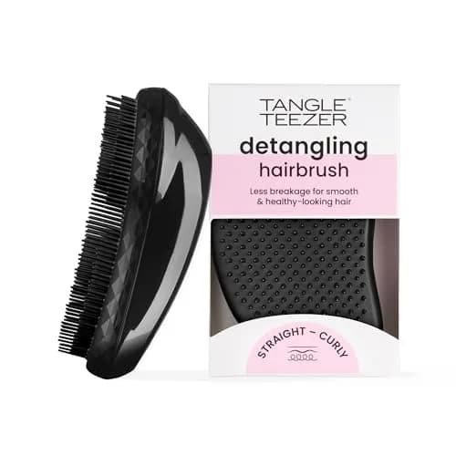 Tangle Teezer Original Detangler Brush for All Hair Types, Panther Black | Detangles Wet or Dry Hair thumbnail 1