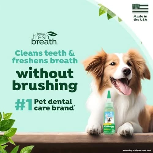 TropiClean Clean Teeth Gel for Dogs | Dog Dental Care | Breath Freshener | 59ml (2 Fl Oz) | Supports Oral Health thumbnail 2