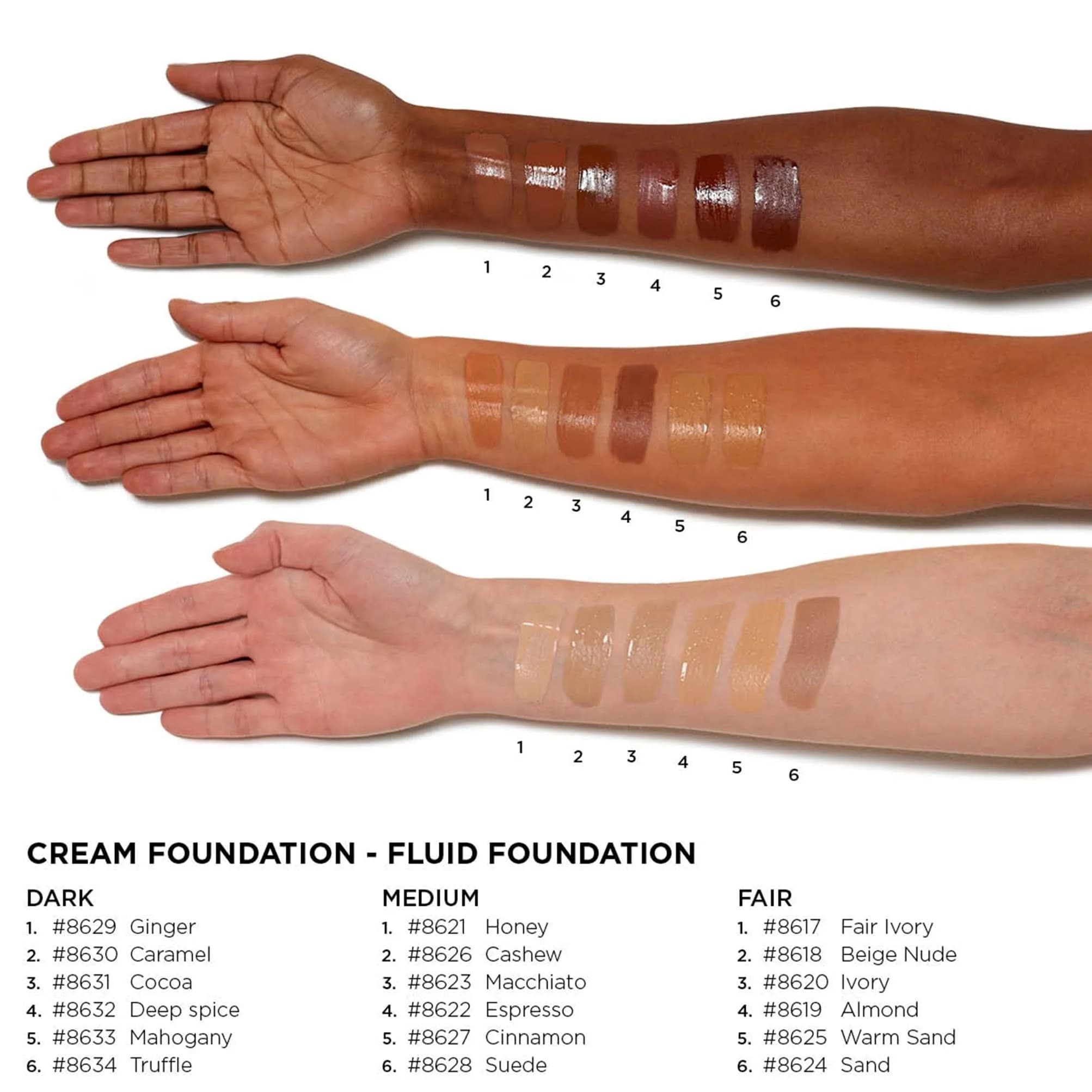 Lord & Berry Cream Foundation Fluid Almond 50ml (1.7 Fl Oz) | Full Coverage Lightweight Liquid Foundation - view 4