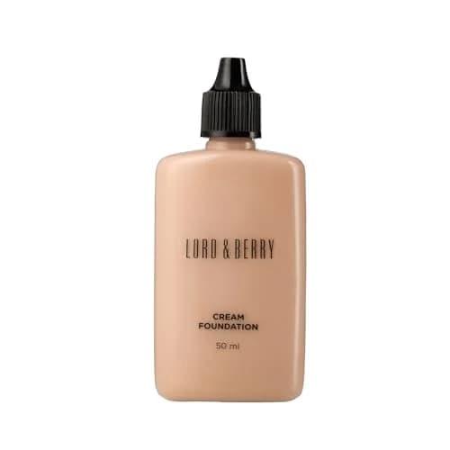 Lord & Berry Cream Foundation Fluid Ivory 50ml (1.69 Fl Oz) | Full Coverage Lightweight Liquid Foundation thumbnail 1