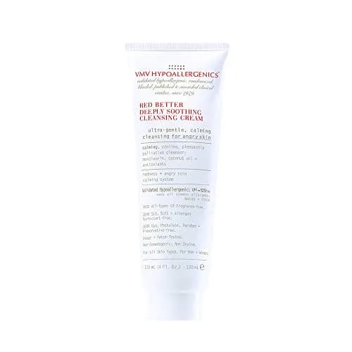 VMV Hypoallergenics Red Better Deeply Soothing Cleansing Cream, 4.06 Fl Oz | Calms Sensitive Skin & Hydrates thumbnail 1