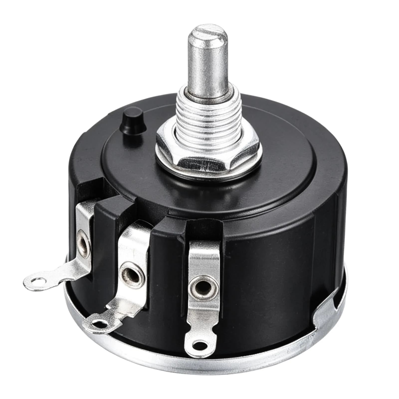 uxcell WX112(050) 5W 4.7K Ohm Single Turn Wire Wound Potentiometer 5.91mm (0.23") Shaft | Precision Control for Instruments — As Picture Show