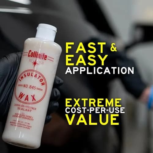 Collinite 845 Insulator Wax - Carnauba+Polymer Sealant, High Gloss, Durable Beading & Long-Lasting Paint Protection (16 fl oz) Pack of 12 thumbnail 7