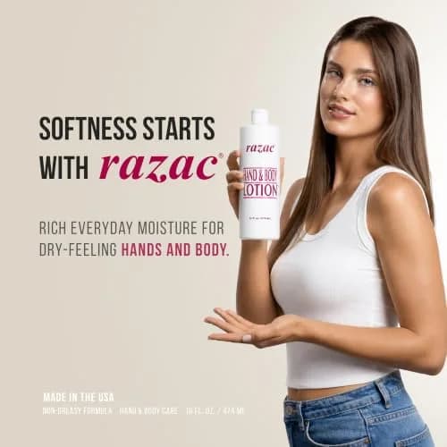 Razac Hand and Body Lotion 16oz | Deep Hydration & Fast Absorption for Sensitive Skin thumbnail 8