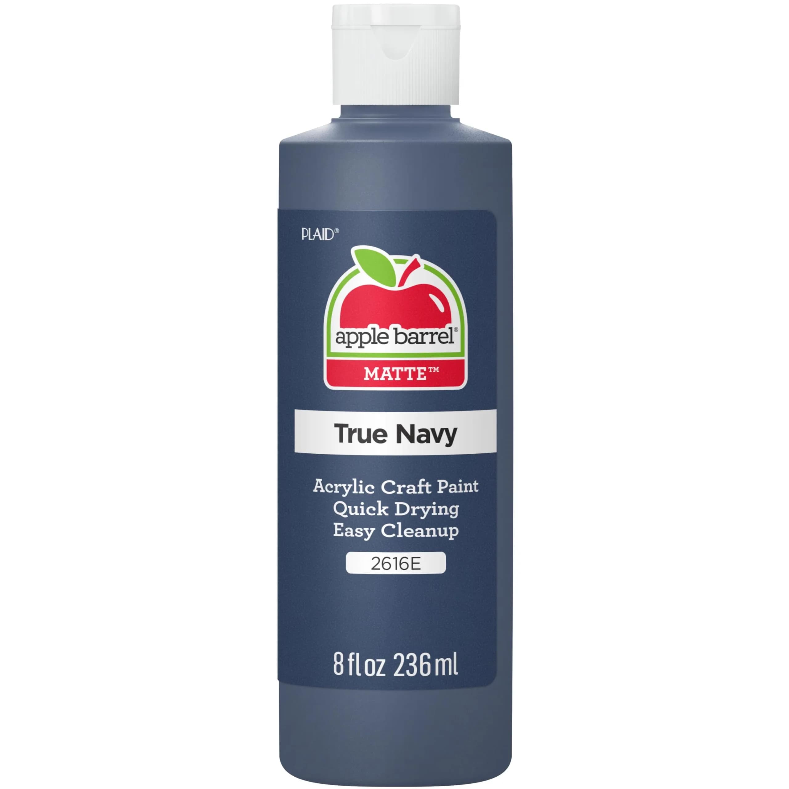 Apple Barrel Acrylic Paint True Navy 237ml (8 fl oz) | Non-Toxic Craft Paint for Beginners — True Navy