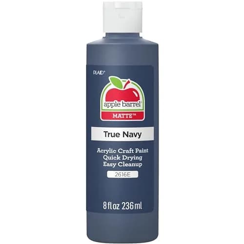 Apple Barrel Acrylic Paint True Navy 237ml (8 fl oz) | Non-Toxic Craft Paint for Beginners thumbnail 1