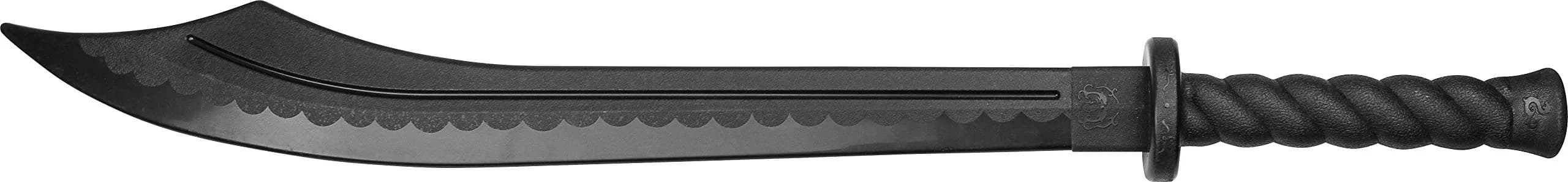 Master USA Practice Sword 34.5-Inch Black Polypropylene | Safe Martial Arts Training Gear