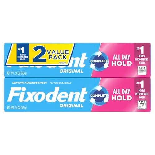 Fixodent Complete Original Denture Adhesive Cream 4.8 oz (142 ml) | Strong All-Day Hold thumbnail 6