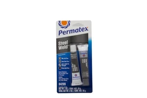 Permatex PermaPoxy 4-Minute Multi-Metal Epoxy - 1 oz Tubes, Pack of 12 | Bonds Metal & Plastic in 4 Mins, 4500 PSI Strength thumbnail 1