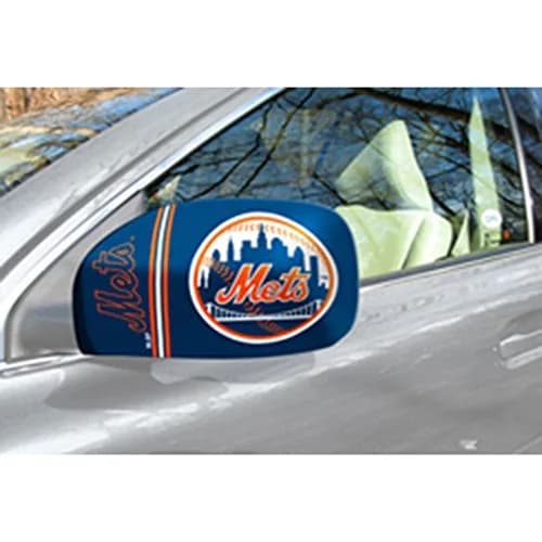 FANMATS MLB New York Mets Mirror Cover, Small | Officially licensed tailgating accessory thumbnail 1