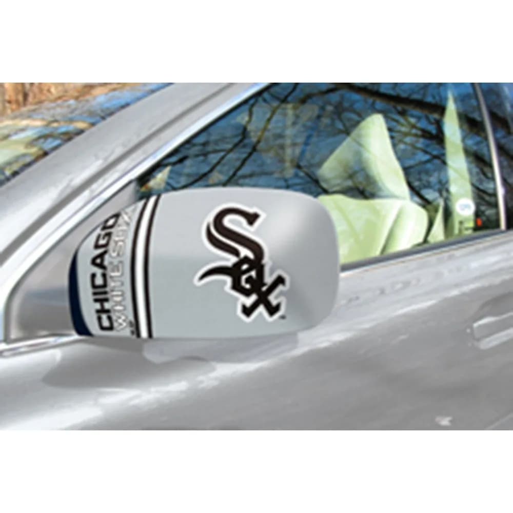 FANMATS MLB Chicago White Sox Mirror Cover, Small | Officially licensed tailgating accessory