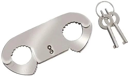 MTECH USA MT-S4508TC Hand Cuffs Thumb Cuff | Heavy Duty Nickel Silver thumbnail 1