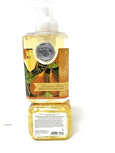 Michel Design Works Tuscan Pear Foaming Hand Soap 527ml (17.8 Fl Oz) | Gentle Cleansing & Moisturizing thumbnail 3