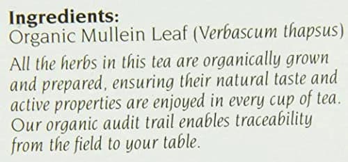 Celebration Herbals Organic Mullein Leaf Tea Bags 24 Count | Herbal Tea for Respiratory Support in India thumbnail 5