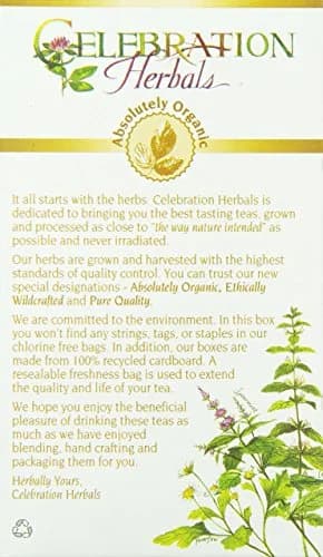 Celebration Herbals Organic Mullein Leaf Tea Bags 24 Count | Herbal Tea for Respiratory Support in India thumbnail 3