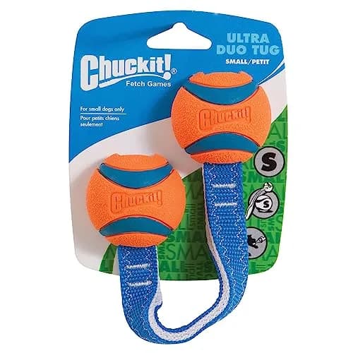 Chuckit! Ultra Duo Tug Toy for Small Dogs (0-20 lbs) | Durable Tug & Fetch Toy for Indoor/Outdoor Play thumbnail 1