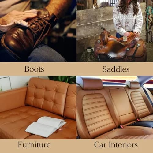 Blackrock Leather N Rich Leather Cleaner and Conditioner 4oz (118ml) | USA-Sourced Quality for Smooth Leathers thumbnail 4