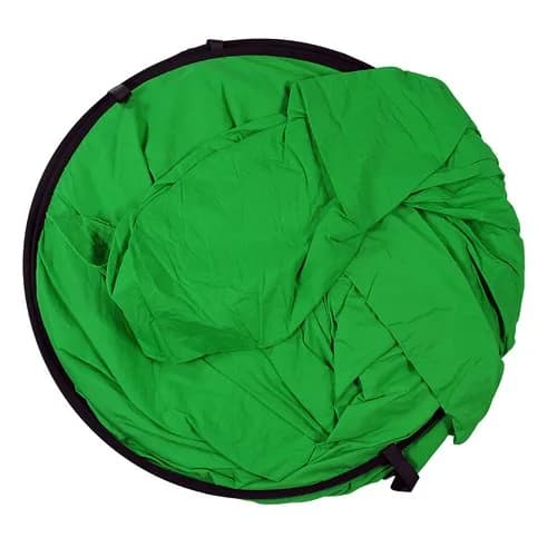 Fotodiox 8x14' Muslin Chromakey Green Backdrop for Collapsible Portable Backdrop Kit thumbnail 4