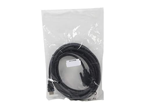 Nippon Labs 15 ft. HDMI to DVI Cable with Gold-Plated Connector Model DVI 5 HDMI | Copper Braided, 15 Feet, Black thumbnail 4