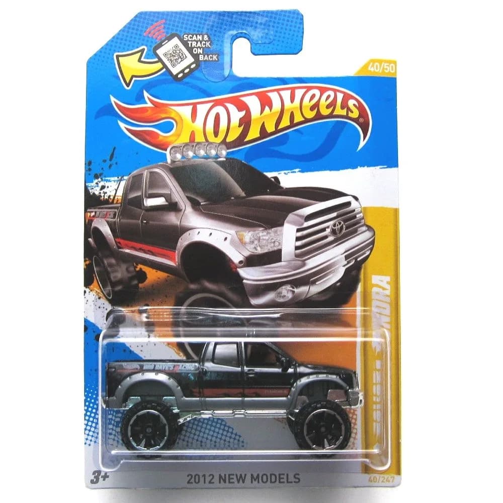 Hot Wheels 2012 New Models #40 / 50 #040 '10 Toyota Tundra Bro Dave's Racing Tampos | 1:64 Scale Collectible Die Cast Car