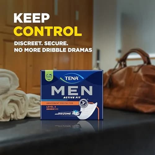 TENA Men Level 3 Protective Underwear 16 Count (Pack of 1) | High Absorbency for Men thumbnail 7