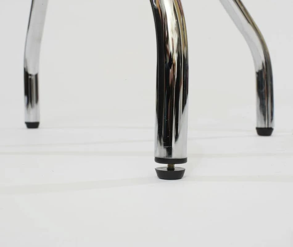 TRINITY Heavy Duty 30 Inch Backless Swivel Bar Stool, Black | Sturdy Chrome & Faux Leather (70-120 chars) thumbnail 5