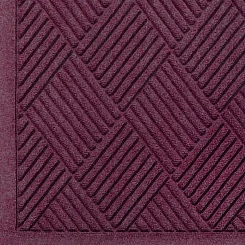 M+A Matting WaterHog Diamond Commercial-Grade Entrance Mat 3' x 5' Bordeaux | Indoor/Outdoor, Quick Drying, Stain Resistant thumbnail 1