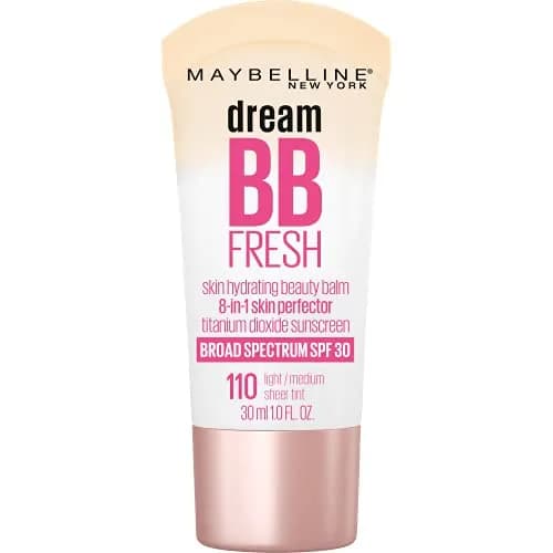 Maybelline Dream Fresh BB Cream SPF 30 Light/Medium | 29.57ml (1 Fl Oz) Oil-Free Hydrating Beauty Balm thumbnail 1