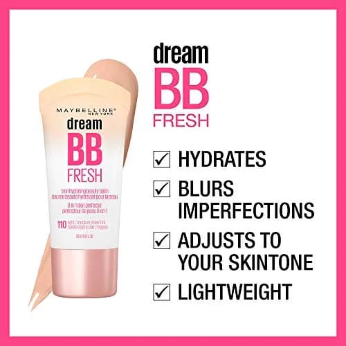 Maybelline Dream Fresh BB Cream SPF 30 Medium/Deep 29.57ml (1 Fl Oz) | Hydrates, Protects, and Perfects Skin thumbnail 4