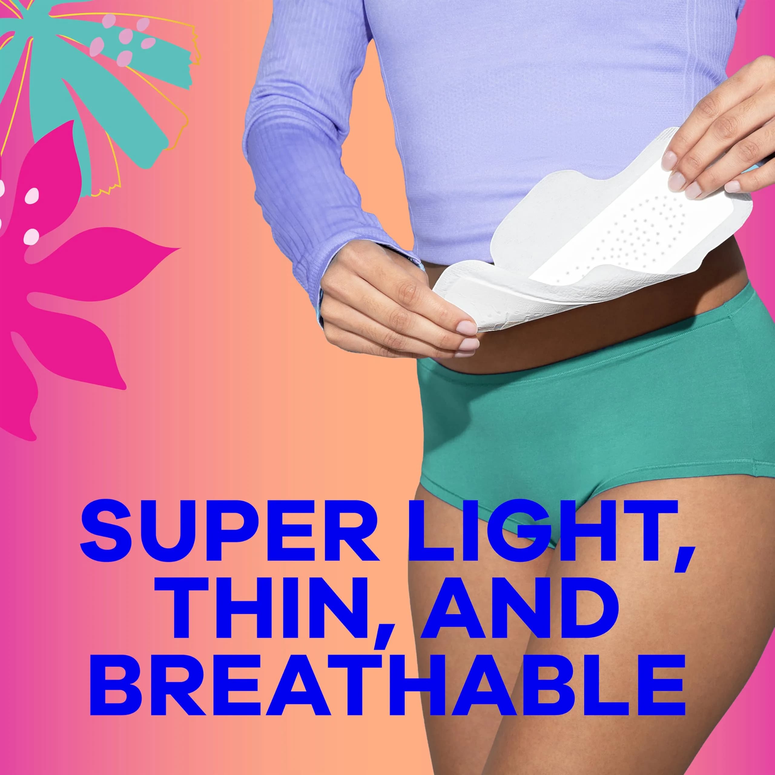 Always Radiant Teen Feminine Pads Regular Absorbency with Wings, 14 Count (14 Pads) | Dermatologist Tested by Skin Health Alliance - view 6