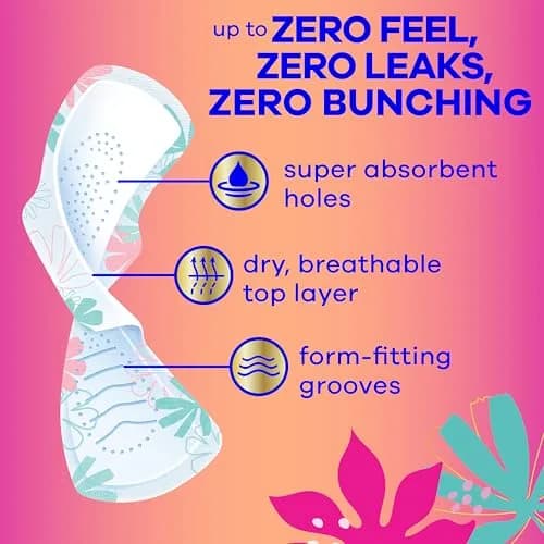 Always Radiant Teen Feminine Pads Regular Absorbency with Wings, 14 Count (14 Pads) | Dermatologist Tested by Skin Health Alliance thumbnail 3