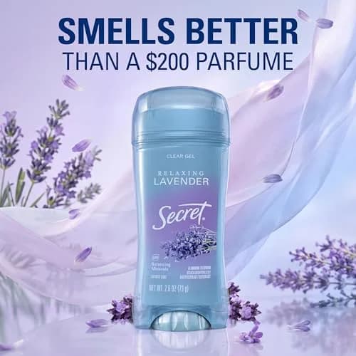 Secret Fresh Clear Gel Antiperspirant Deodorant for Women, 72hr Protection, 5.2 oz (Pack of 2) | pH Balancing Minerals thumbnail 5