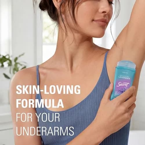 Secret Fresh Clear Gel Antiperspirant Deodorant for Women, 72hr Protection, 5.2 oz (Pack of 2) | pH Balancing Minerals thumbnail 7