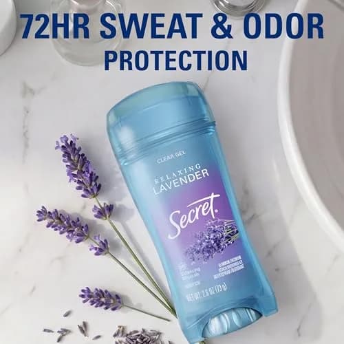 Secret Fresh Clear Gel Antiperspirant Deodorant for Women, 72hr Protection, 5.2 oz (Pack of 2) | pH Balancing Minerals thumbnail 3