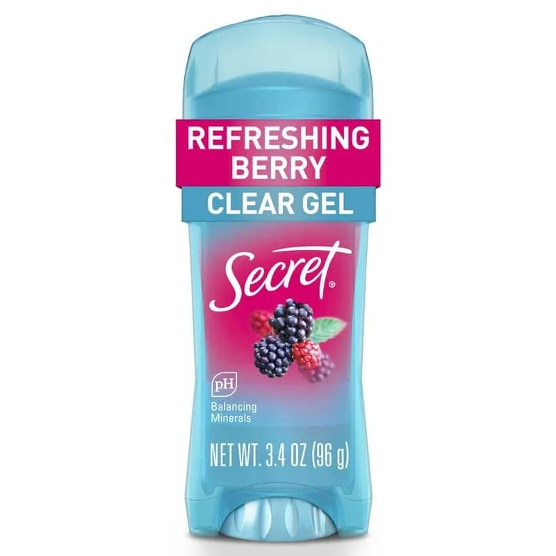 Secret Boho Berry Clear Gel Antiperspirant Deodorant 74g (2.6 oz) | Summer Berry Scent — 2.6 Ounce