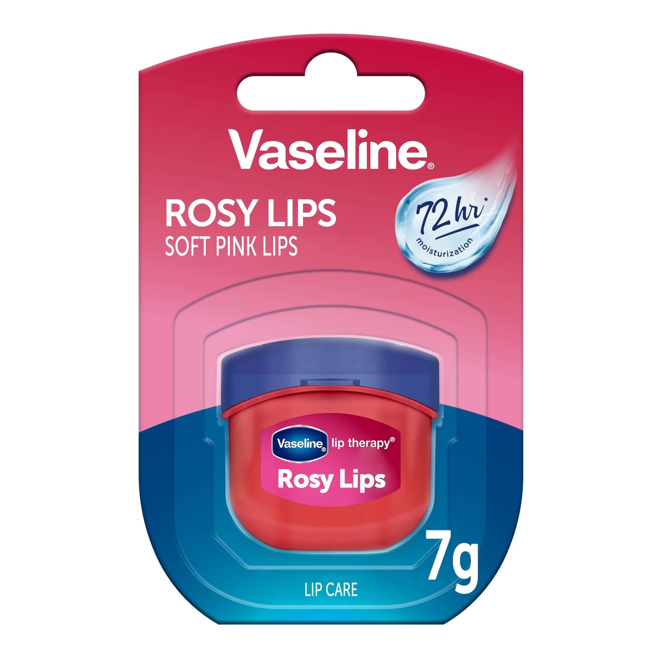 Vaseline Lip Therapy Rosy Mini Lip Balm, 0.25 oz | Healing for Dry Lips - main product image