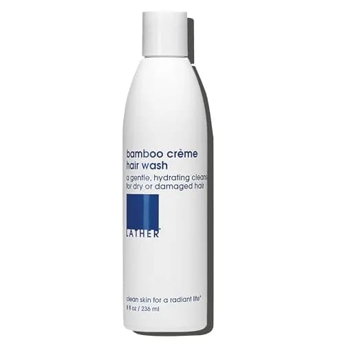 LATHER Bamboo Crème Hair Wash 8 fl oz | Revitalizes Dry, Sensitive Hair with Jojoba Oil & Essential Oils thumbnail 1