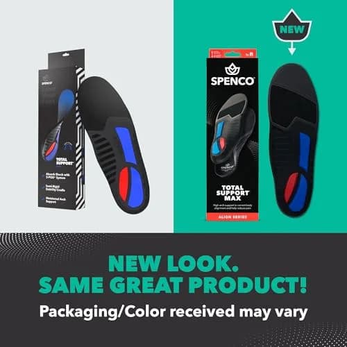 Spenco Total Support Max Shoe Insoles 1 Count | Orthotic Arch Support for Over-Pronation & Shock Absorption thumbnail 2