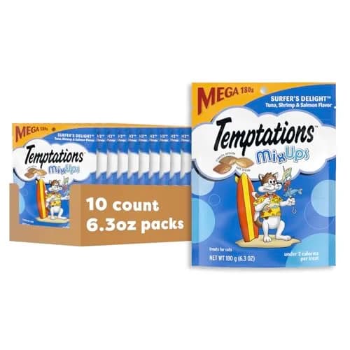Temptations MixUps Surfer's Delight Crunchy Cat Treats, 10 Pack - main product image