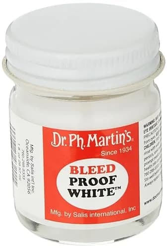 Dr. Ph. Martin's Bleed Proof White 1.0 oz Watercolor Paint | Opaque, Bleedproof, USA Made thumbnail 3