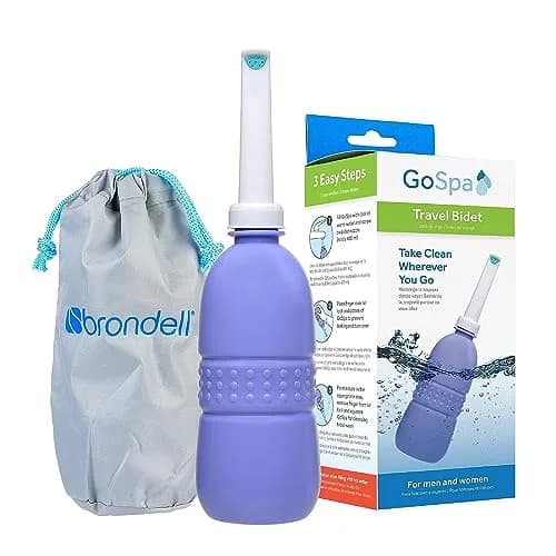 Brondell GoSpa Travel Bidet GS-70 Portable Peri Bottle 400ml (13.5 Fl Oz) | Postpartum & Perineal Care thumbnail 1